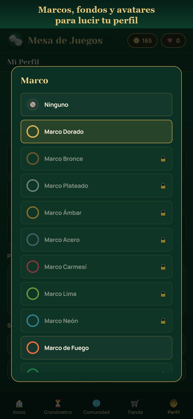 Marcos para personalizar tu perfil